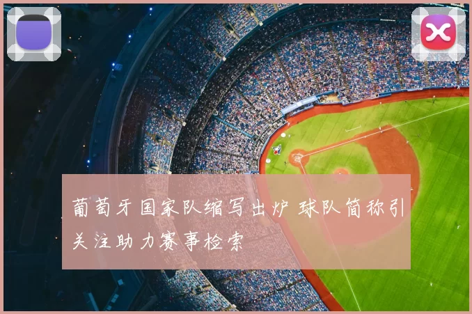 葡萄牙国家队缩写出炉 球队简称引关注助力赛事检索